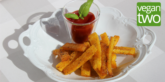 Polentapommes mit Balsamicoketchup  